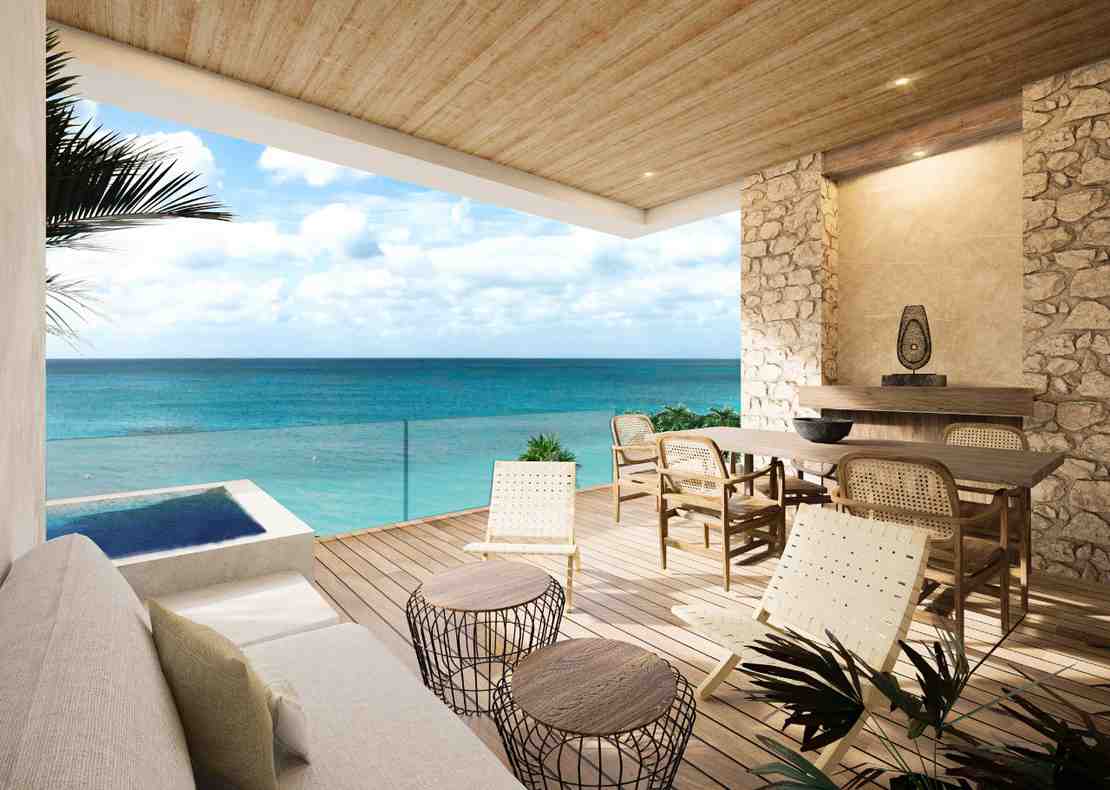 Kaoba Tulum condos for sale beachfront