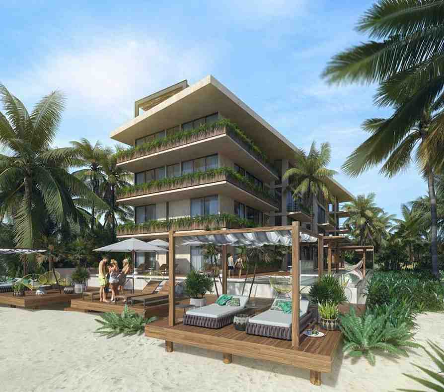 Casa Xila beachfront property in Tulum for sale