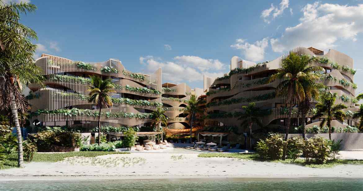 Maiim beachfront condos for sale in Tulum